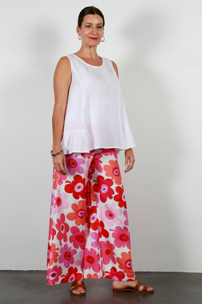 Soft Top Linen Pants