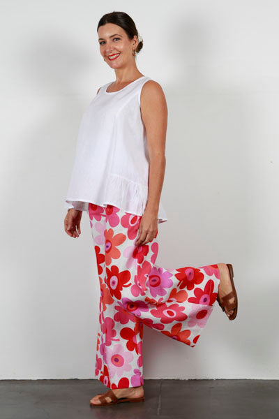 Soft Top Linen Pants