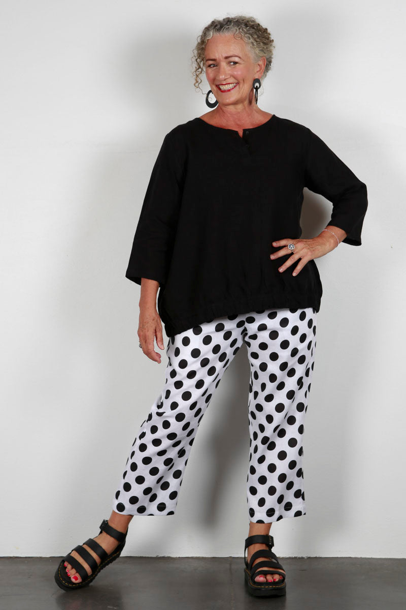 3/4 Linen Pants