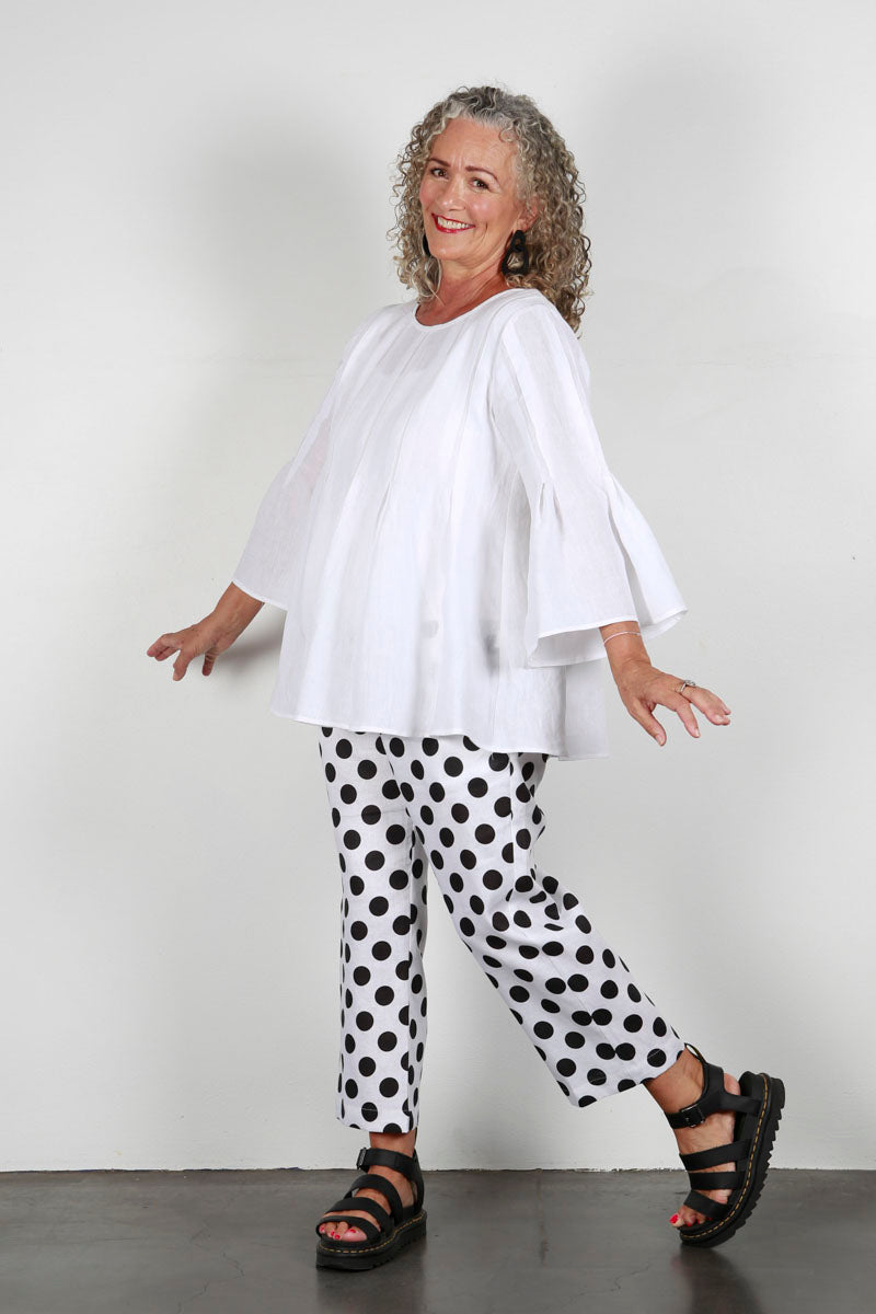 3/4 Linen Pants