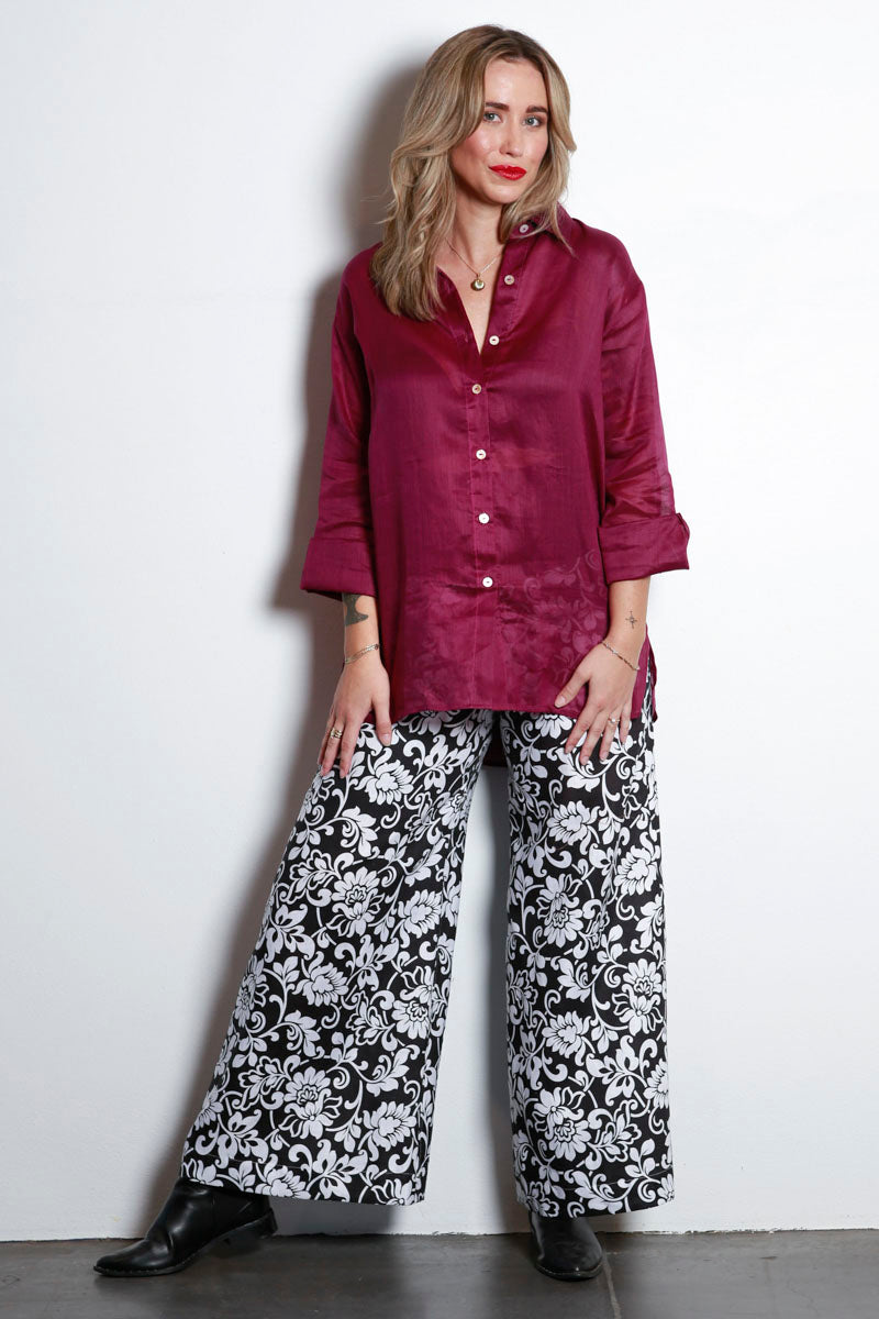 Soft Top Linen Pants