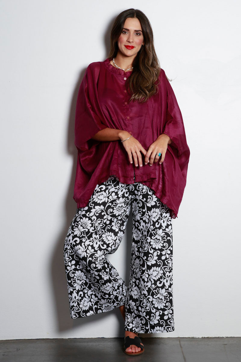 Soft Top Linen Pants
