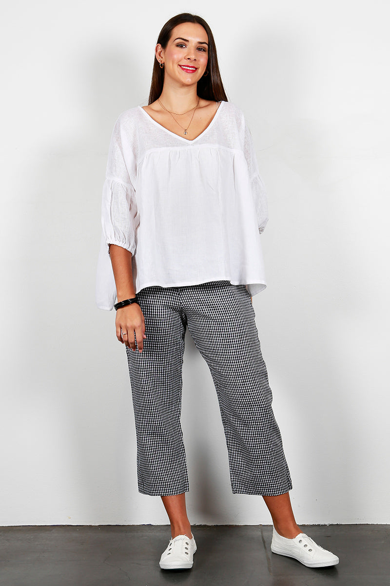 3/4 Linen Pants