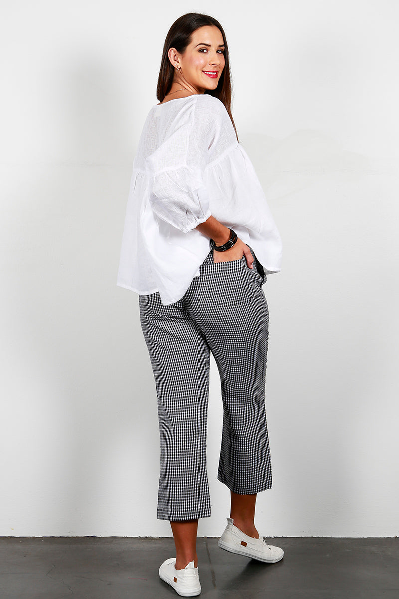 3/4 Linen Pants