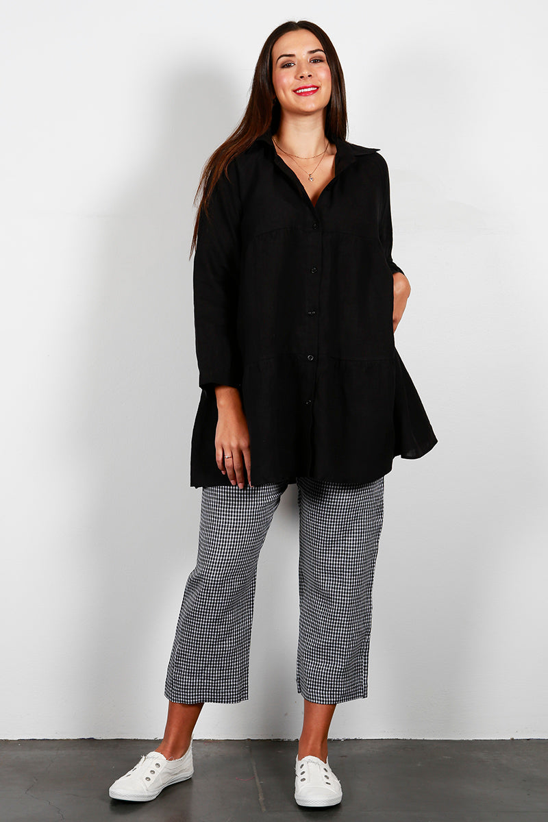3/4 Linen Pants