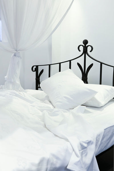 Cotton Damask Fitted Sheets