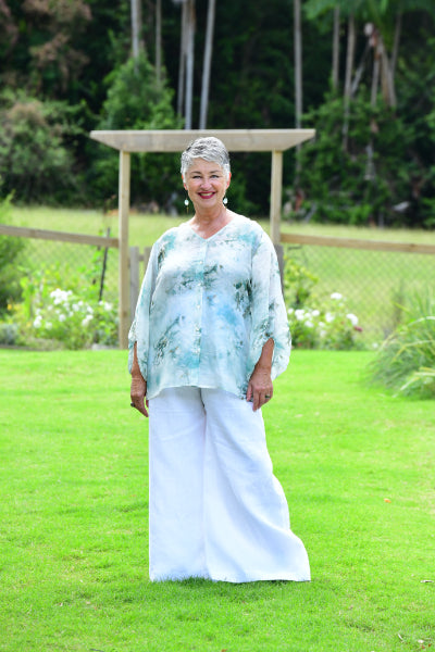 Soft Top Linen Pants