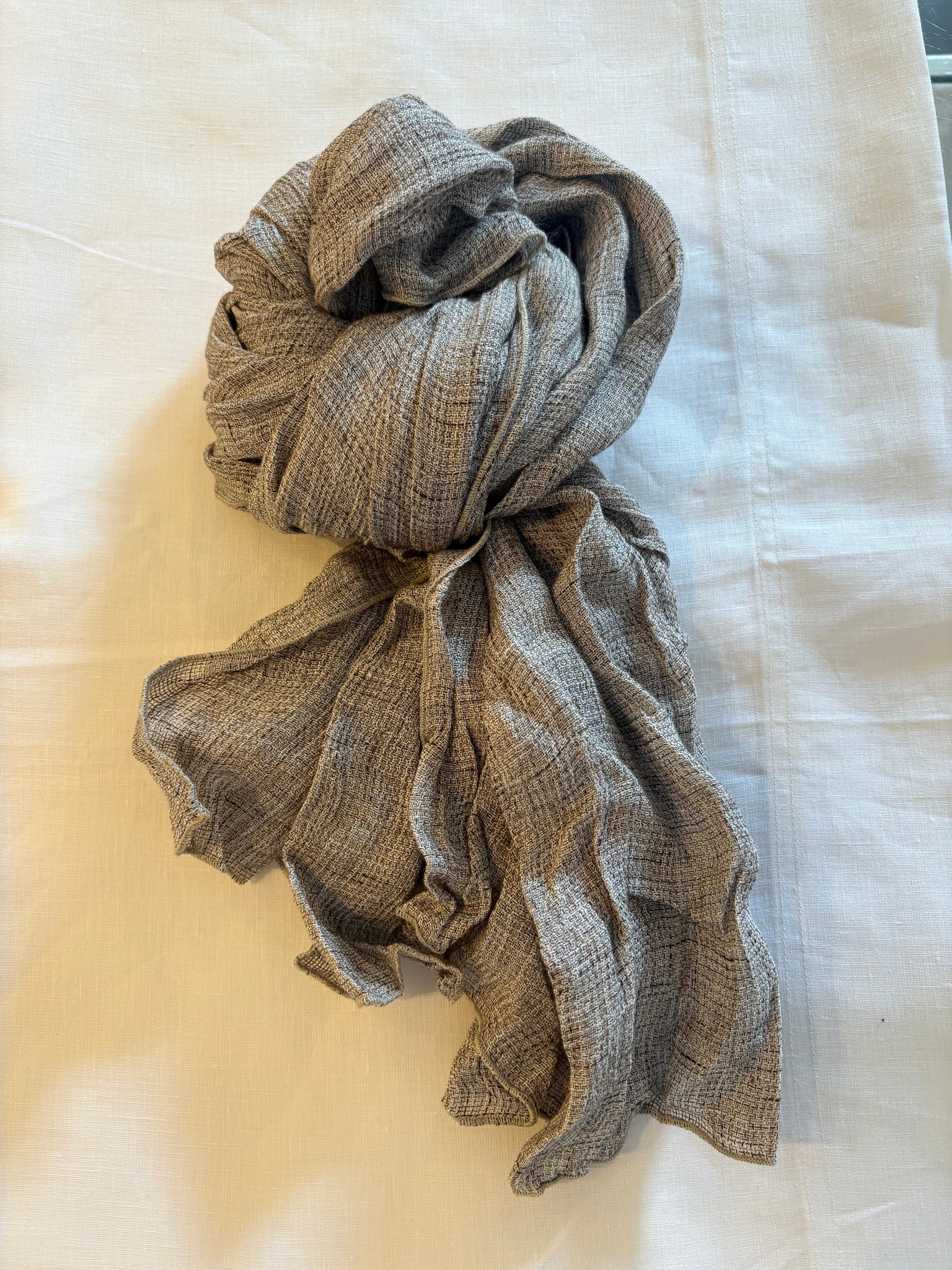 Scarf Linen Driftwood