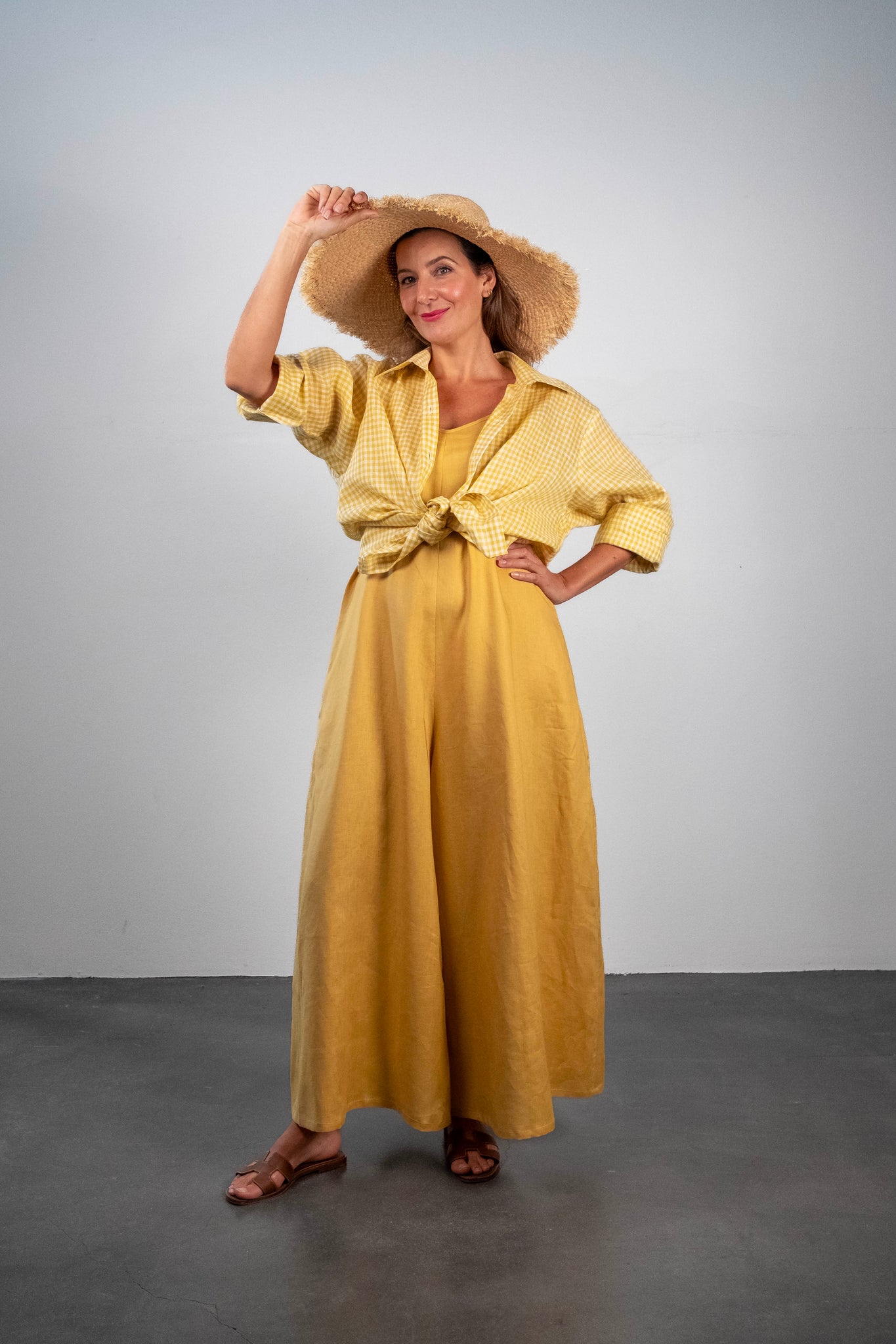Wanda Yellow Gingham