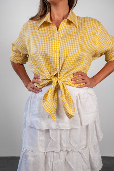 Wanda Yellow Gingham