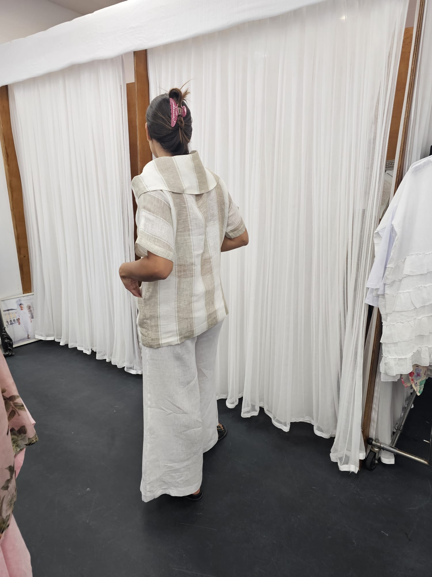Esther Natural Stripe