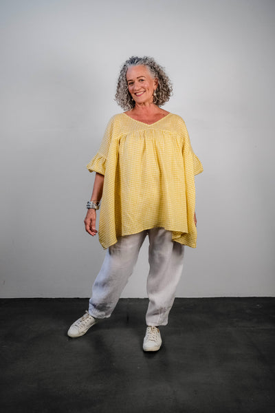 Mavis Yellow gingham