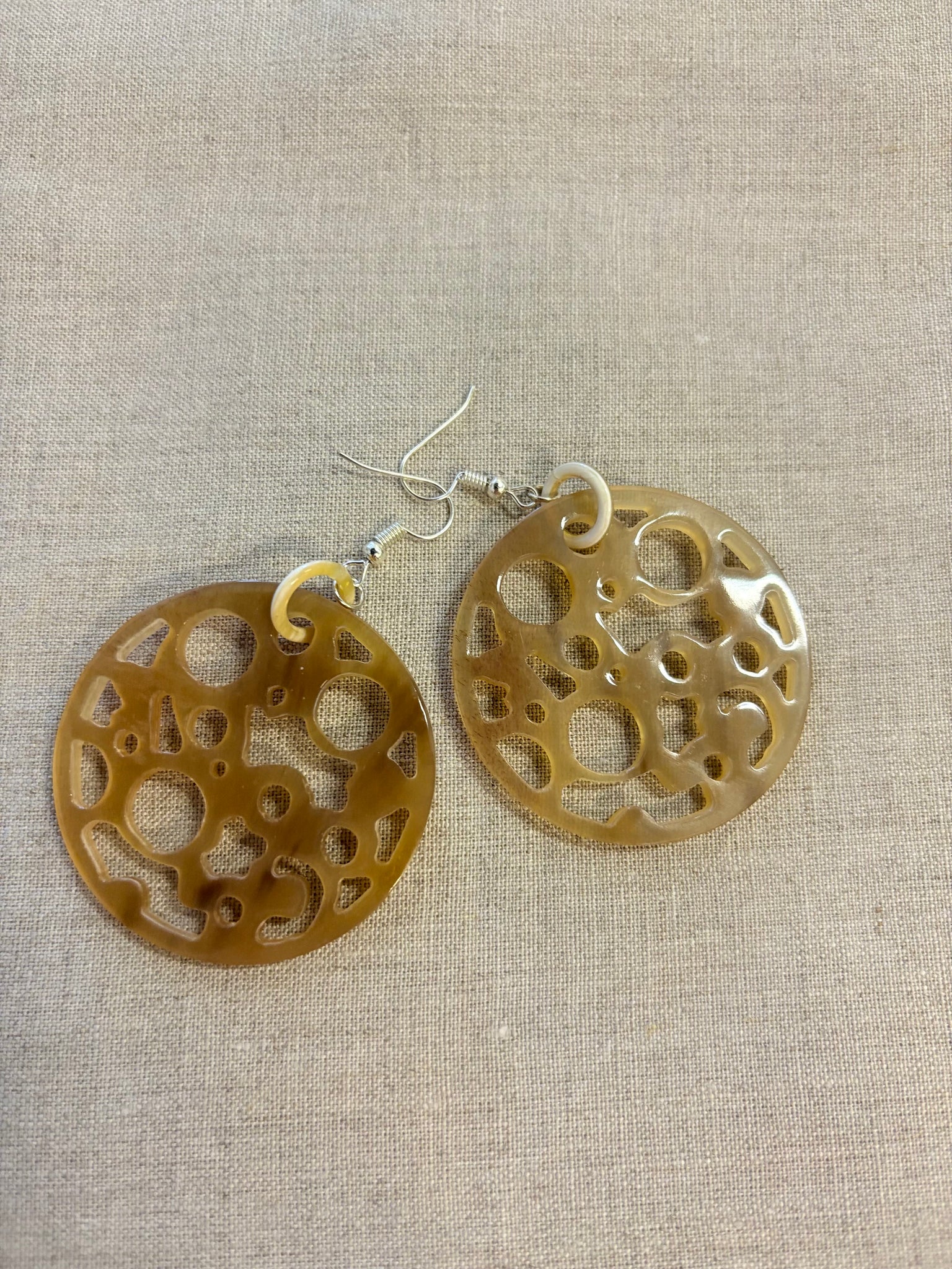 Earrings Drop Circle