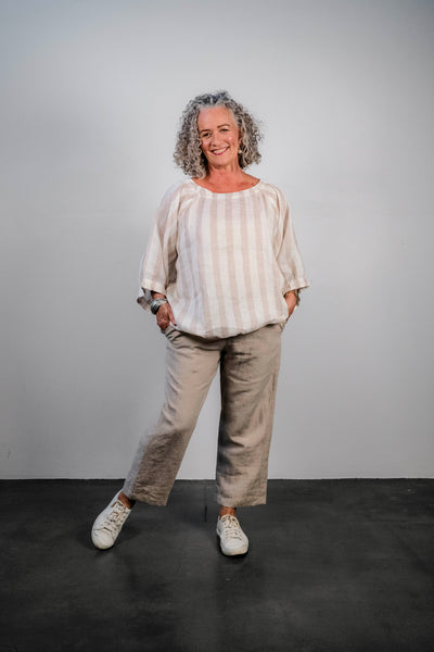 3/4 Linen Pants