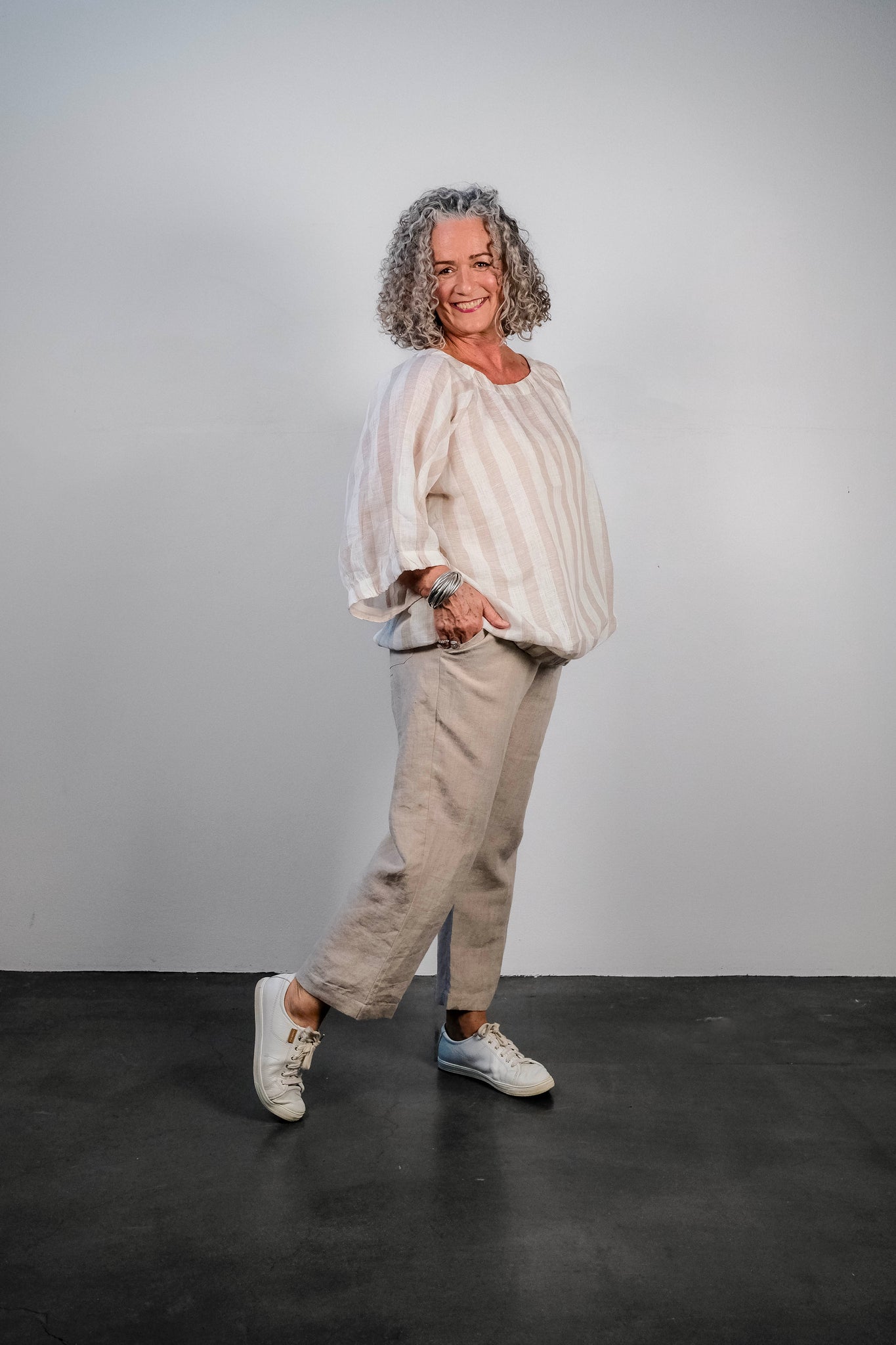 3/4 Linen Pants