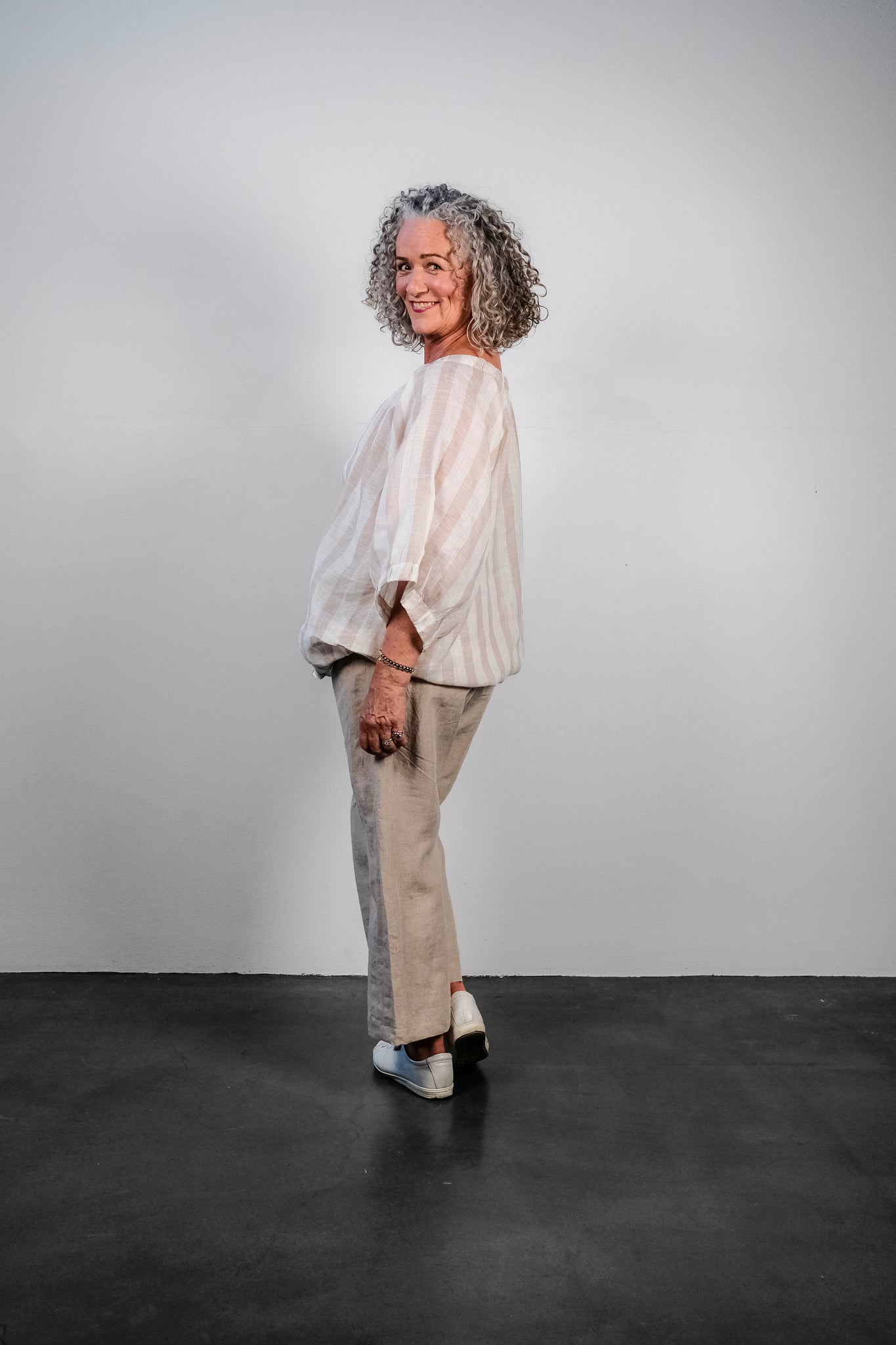 3/4 Linen Pants