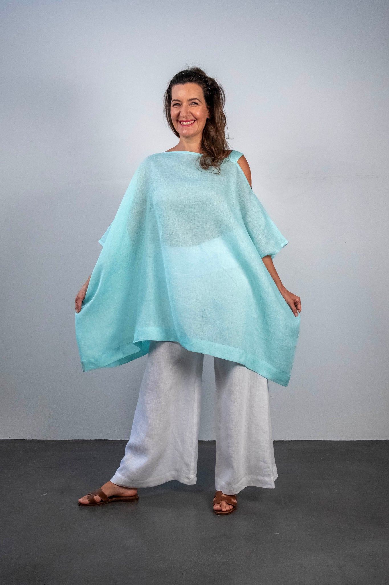 Venus Aqua Muslin