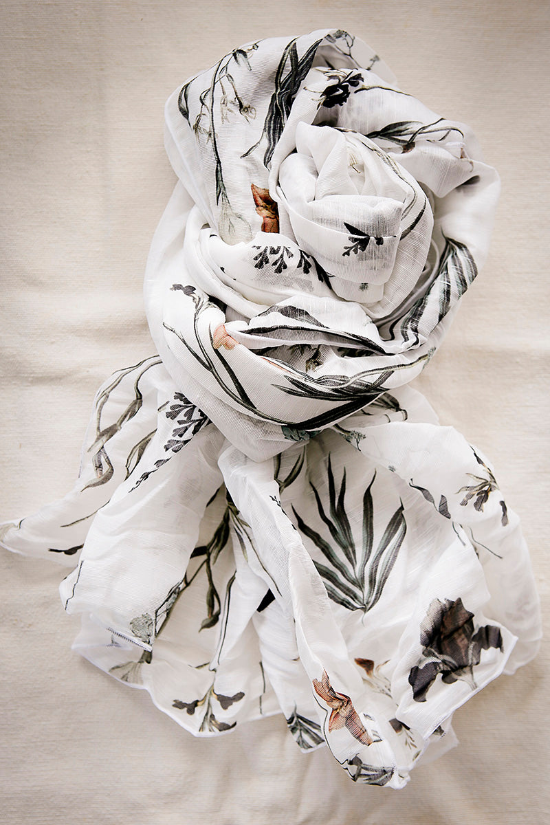 Scarf Linen Silk