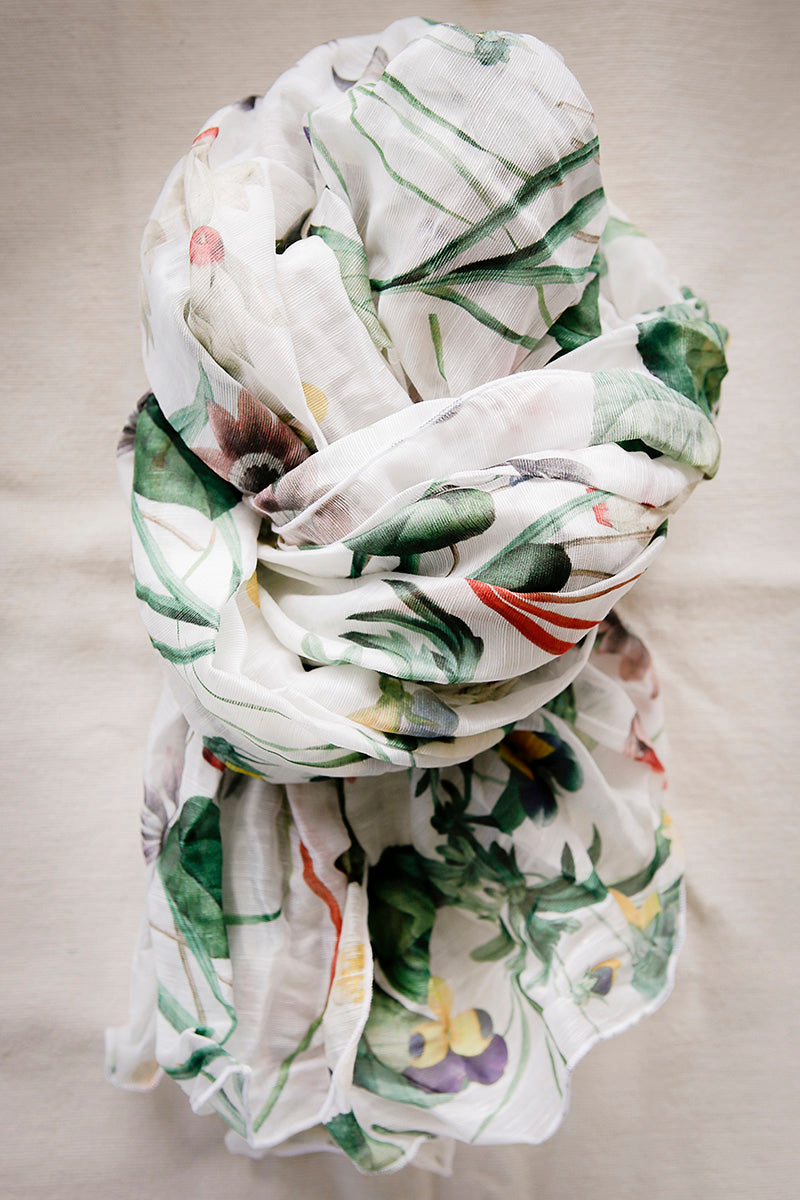 Scarf Linen Silk